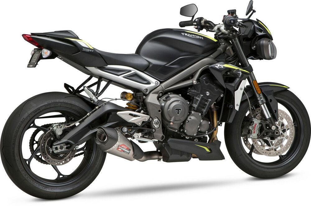 USヨシムラ AT2 スリップオン　Triumph Street Triple ヨシムラUSA AT2 スリップオン カーボン ステンレス マフラー