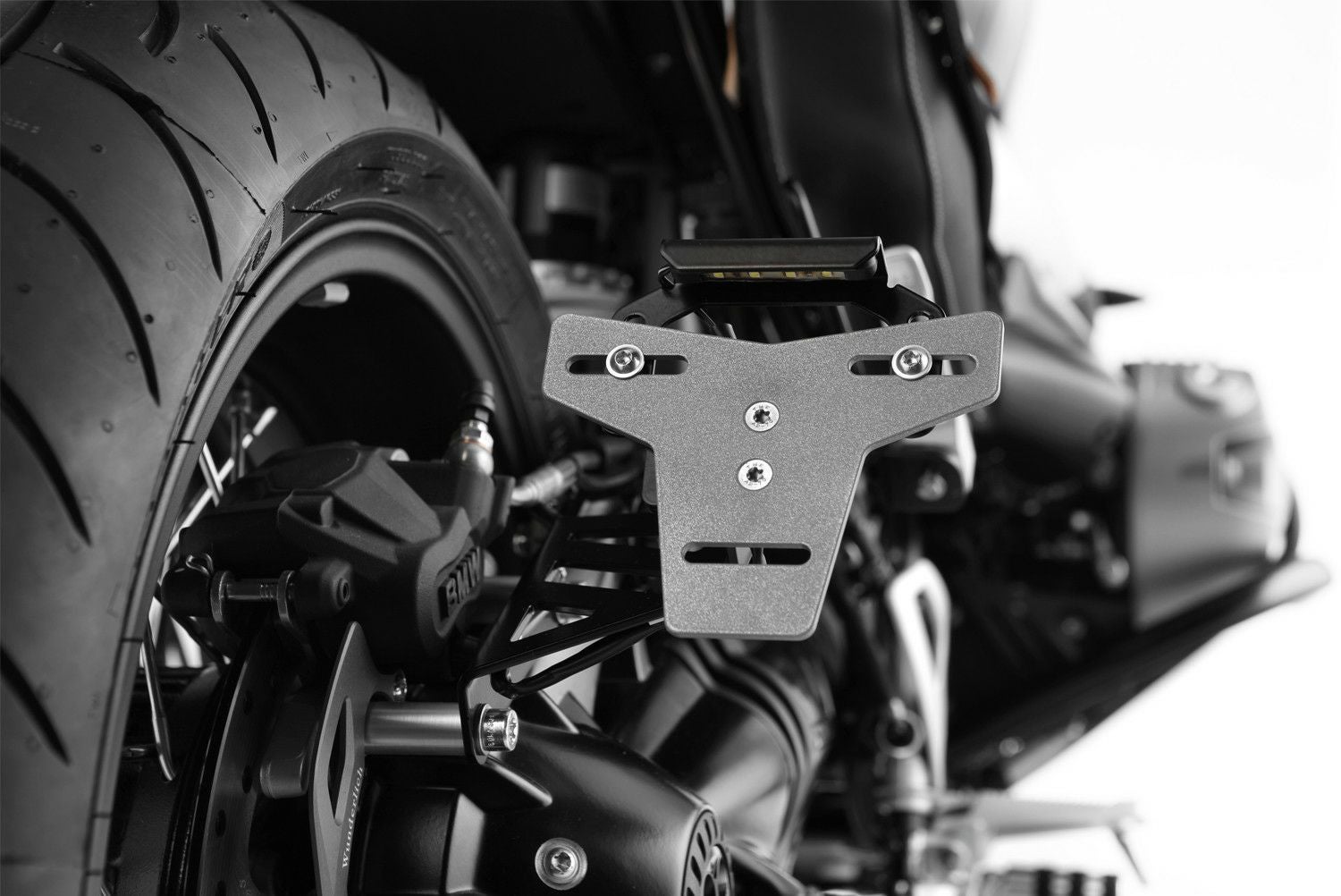  RnineT フェンダーレス ＋ サイドナンバー 用ステー 一式 ワンダーリッヒ LOW サイド ナンバープレートホルダー RnineT R1200GS