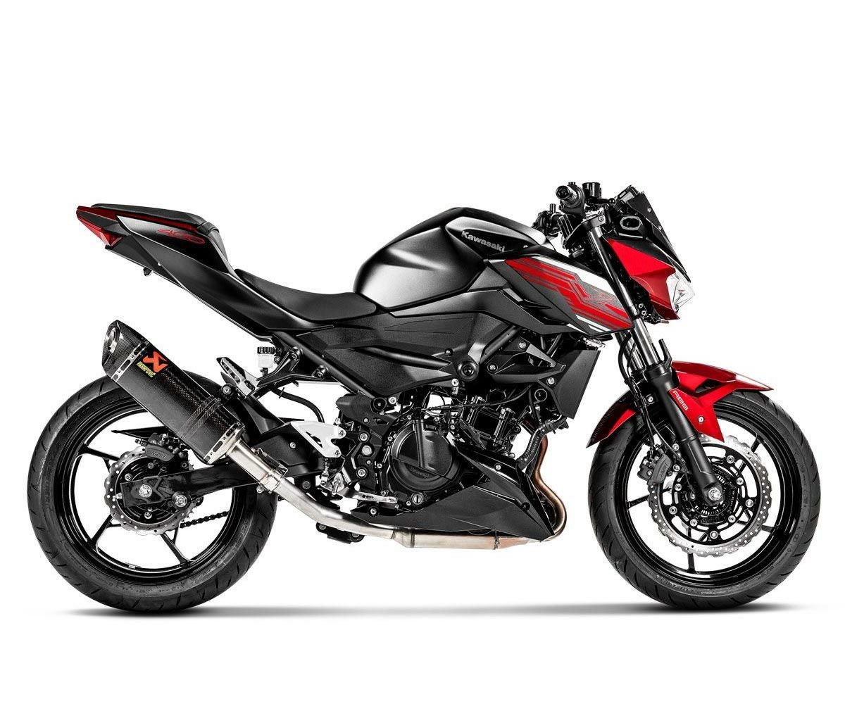 Akrapovic(アクラポヴィッチ) カーボン・スリップオン・マフラー ブラック Kawasaki Ninja 250,400-06