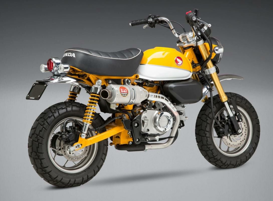 ヨシムラUSA RS-3 スリップオン ステンレス マフラー ホンダ Monkey
