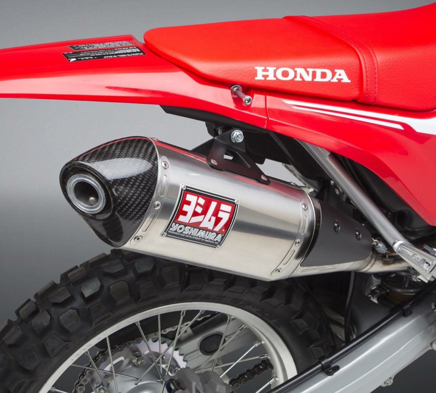 CRF250用　ヨシムラマフラー【未使用　未開封品】 ヨシムラUSA RS-4 レース ステンレス フルエキゾースト マフラー