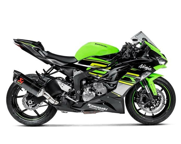 アクラポヴィッチスリップオンマフラー パニガーレ　2気筒 カワサキ×アクラポビッチ】Ninja ZX-4R/25R用スリップオンマフラーを