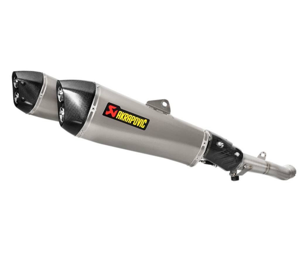 Akrapovic ステンレススチール マフラー アクラポヴィッチ(AKRAPOVIC) スリップオン・マフラー e1仕様 チタン