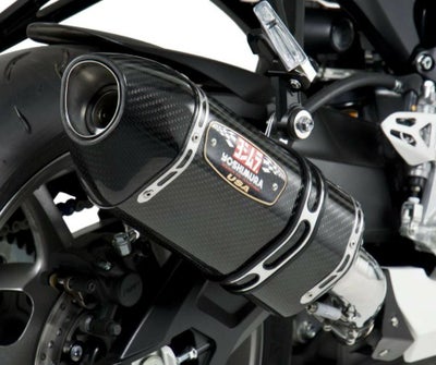 ヨシムラUSA R-77 ステンレス/カーボン スリップオン マフラー スズキ 