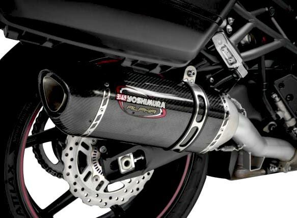 【SALE】ヨシムラUSA アルファ  カーボン・マフラー カワサキ Versys1000-01