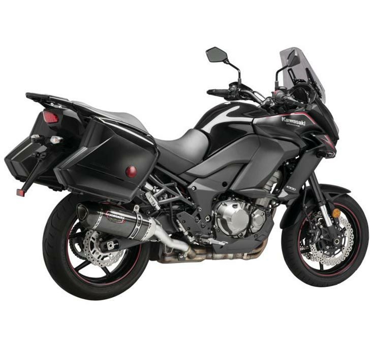 【SALE】ヨシムラUSA アルファ  カーボン・マフラー カワサキ Versys1000-02