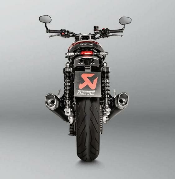 トライアンフ　スピードツイン1200 AKRAPOVIC スリップオン チタン Akrapovic Slip-On Exhaust Triumph Speed Triple 1200 RS / RR