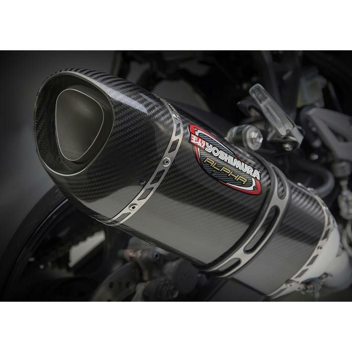 ヨシムラUSA Alphaシリーズ カーボン・マフラー ヤマハ YZF-R1 2015