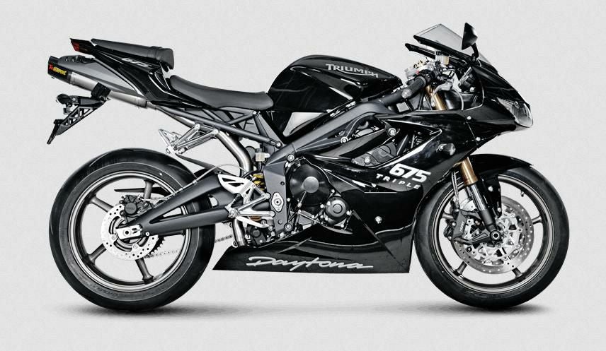 AKRAPOVIC スリップオンマフラー E1 デイトナ675用 Akrapovic (アクラポヴィッチ) スリップオンマフラー・ECE規格・チタン