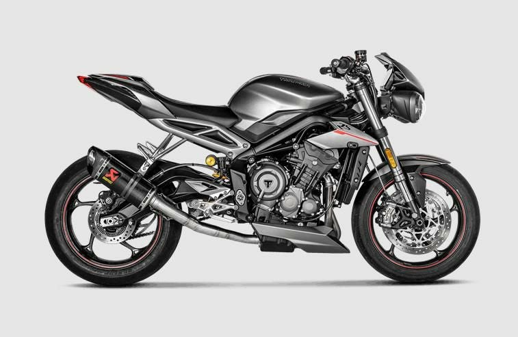 Akrapovic (アクラポヴィッチ) スリップオンマフラー・レース用・カーボン・ストリートトリプル765・17-19-02