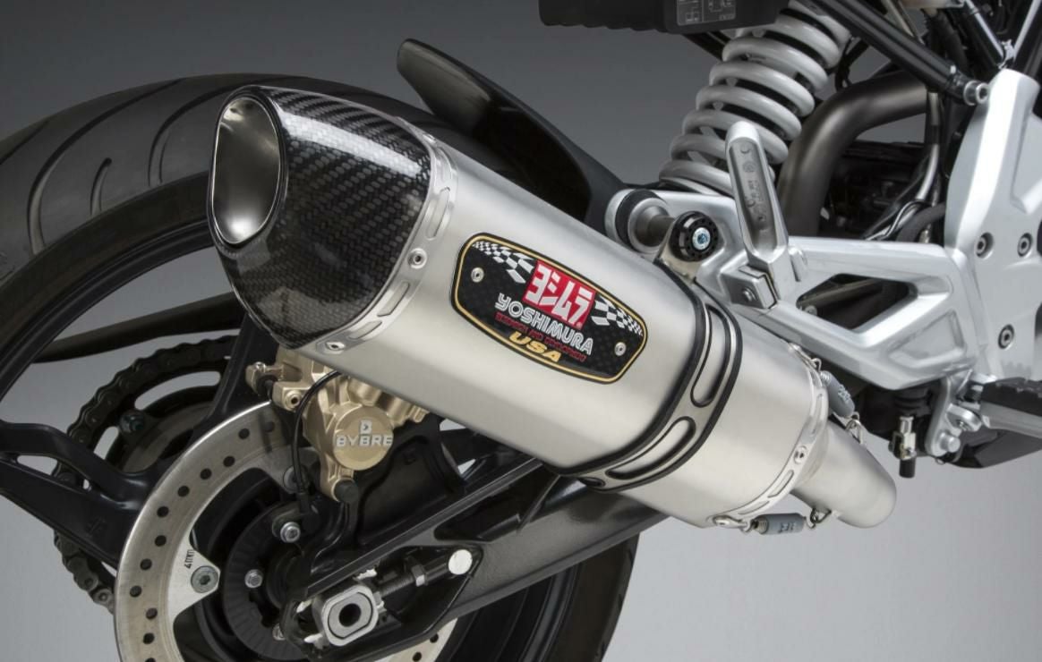ヨシムラ フルエキゾーストマフラー G310R(16-20) R-77S ヨシムラUSA R-77 ステンレス フルエキゾースト マフラー BMW G310 R