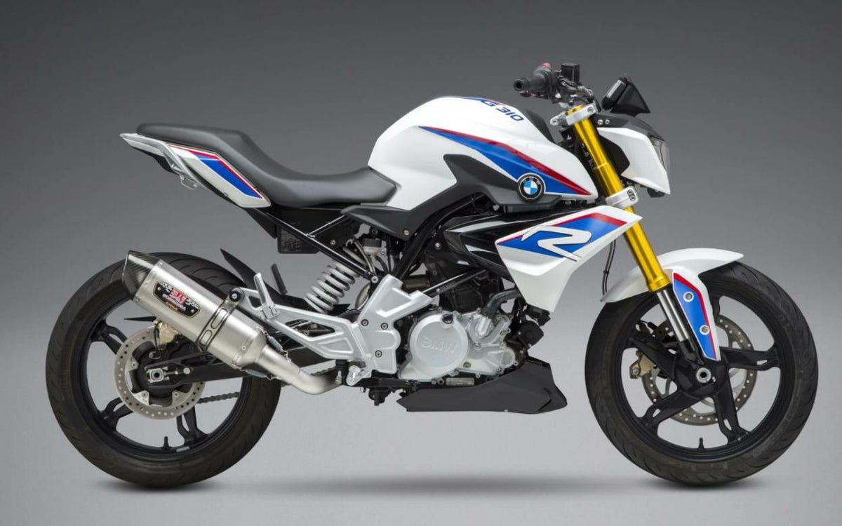 ヨシムラUSA R-77 ステンレス フルエキゾースト マフラー BMW G310 R/GS-02