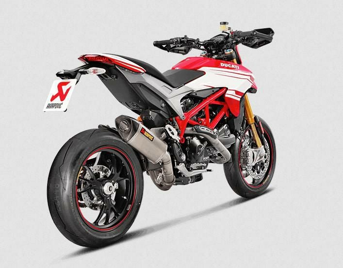 ドゥカティハイパーモタード939用AKRAPOVICチタンS/Oマフラー Akrapovic (アクラポヴィッチ) スリップオンマフラー・レース用
