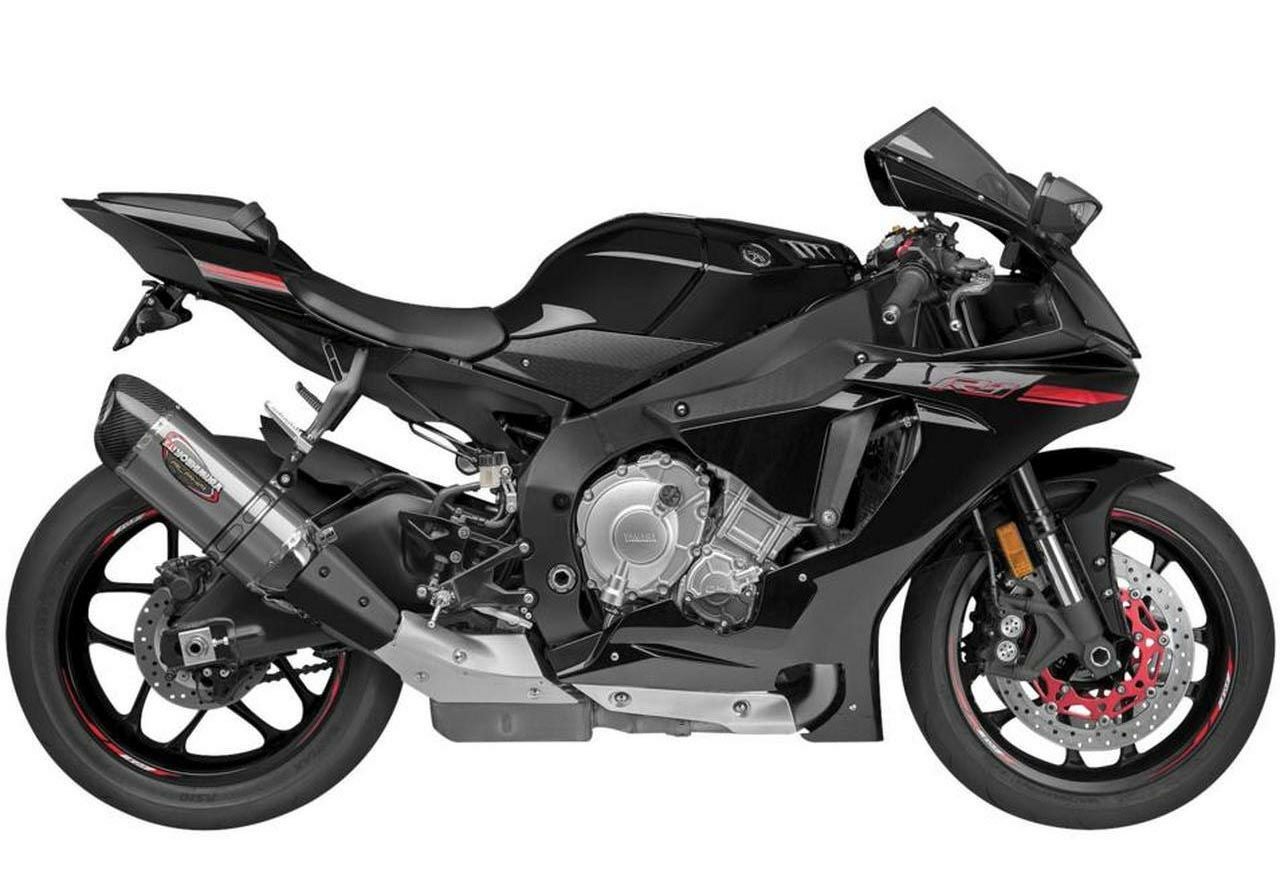 ヨシムラUSA Alphaシリーズ ステンレス/カーボン・マフラー ヤマハ YZF