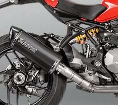 Ducati モンスター821 2014-17 スリップオンマフラー カーボン 