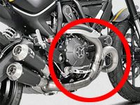 DUCATI スクランブラー 800 リンクパイプ 触媒レス LeoVince