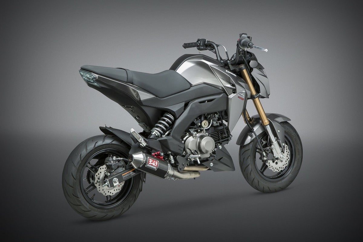 ヨシムラUSA RS-2 ステンレス フルエキゾースト マフラー カワサキ Z125 PRO-03