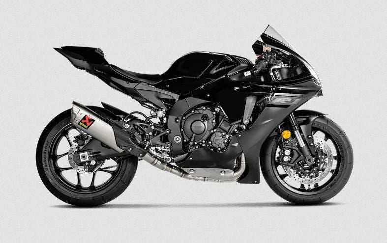YZF-R1 2015～ AKRAPOVIC マフラー呑みの販売可,値段交渉可 AKRAPOVIC スリップオンマフラー Track Day チタン YAMAHA YZF-R1