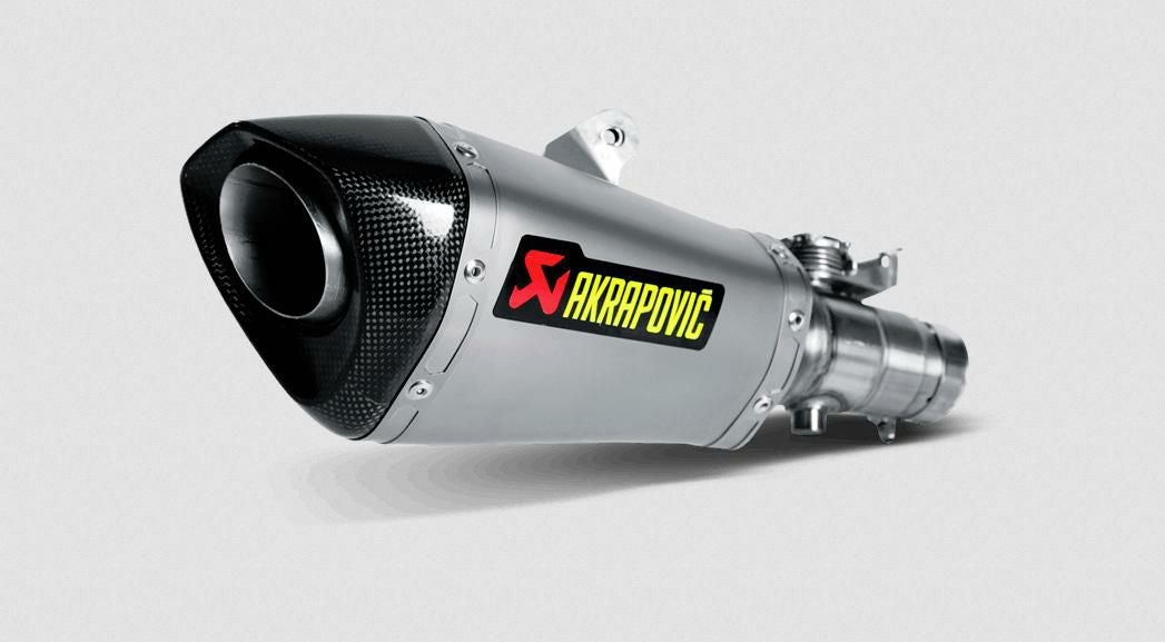 Akrapovic (アクラポヴィッチ) スリップオンマフラー・ECE規格・チタン