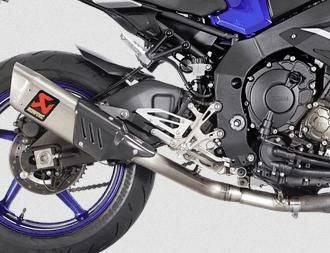 MT-10初期型用Akrapovic スリップオンマフラー ヤマハ MT-10 チタンスリップオンマフラー(JMCA) AKRAPOVIC | バイク