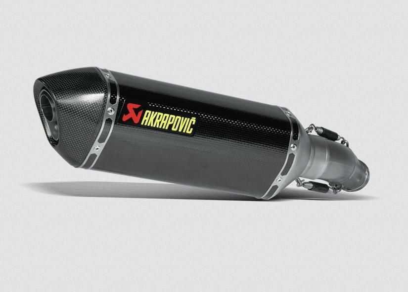 逆車フルパワー　スズキ　GSX-R750 K1 アクラポヴィッチマフラー　神戸市配送無料 Akrapovic (アクラポヴィッチ) スリップオンマフラー・チタン・GSR750