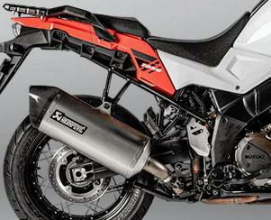 アクラポビッチ スリップオンチタンマフラー V-strom1050用 Akrapovic (アクラポヴィッチ) スリップオンマフラー・チタン・ECE規格