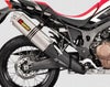 Akrapovic (アクラポヴィッチ) スリップオンマフラー・ECE規格・チタン・アフリカツイン・16-17-01