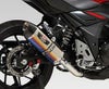 YOSHIMURA(ヨシムラ) スリップオンマフラー・R-77S・サイクロン・EXPORT SPEC・政府認証・GSX-250R・17-・カーボンエンド/チタンブルー-01