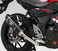 　ヨシムラ　スリップオン　マフラー　Ｒ－７７Ｓサイクロン　リヤフ-トレストアセンブリ付き！ Slip-On R-77S サイクロン カーボンエンド EXPORT SPEC 政府認証