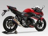 YOSHIMURA(ヨシムラ) スリップオンマフラー・R-77S・サイクロン・EXPORT SPEC・政府認証・GSX-250R・17-・メタルマジックカバー/カーボンエンド-04