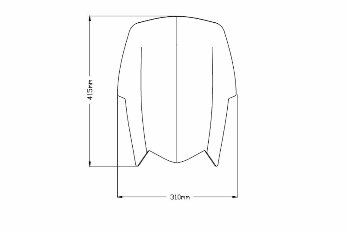 Puig (プーチ)ツーリングスクリーン・TENERE700(テネレ)・19-・クリア-03