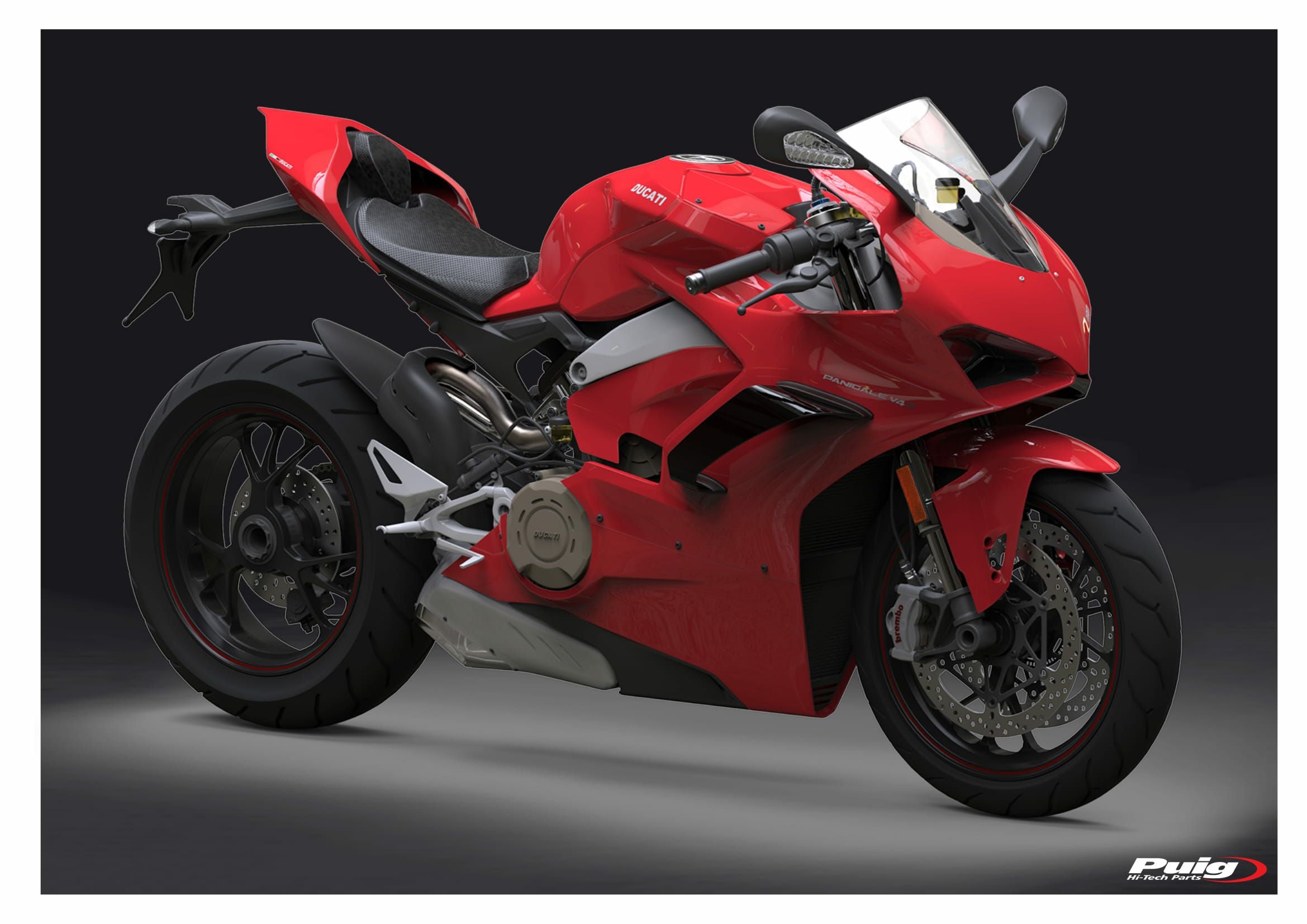 Puig(プーチ) ウイングレット・ダウンフォース・スポイラー・Ducati