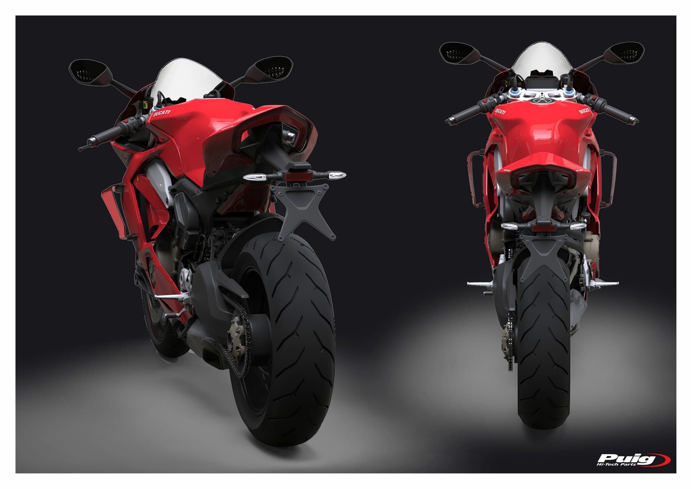 Puig(プーチ) ウイングレット・ダウンフォース・スポイラー・Ducati