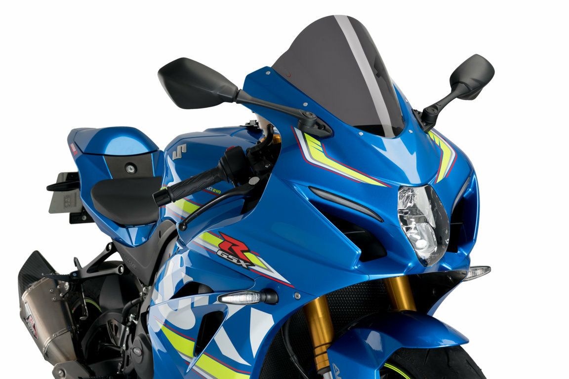 GSX-R1000R Puig プーチ レーシング スクリーン シールド Puig(プーチ) R-RACER・スクリーン・GSX-R1000・17-・ダークスモーク