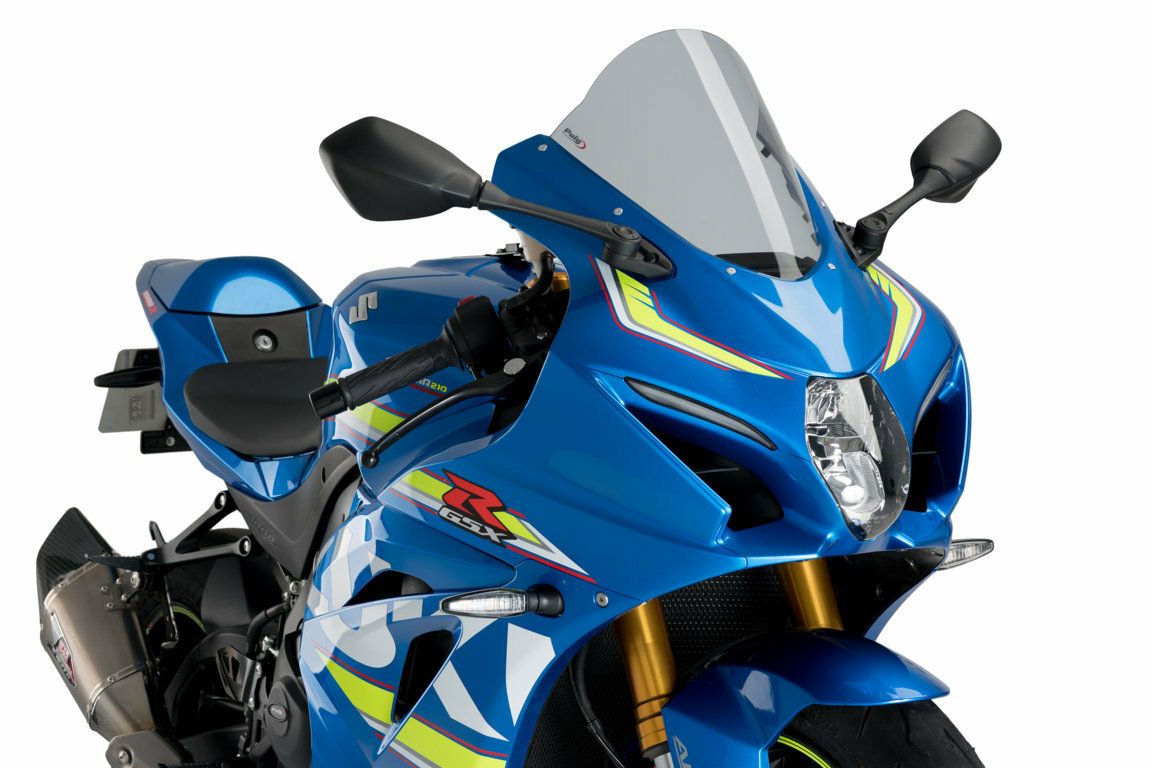 GSXR1000R Puig スクリーン Puig(プーチ) R-RACER・スクリーン・GSX-R1000・17-・スモーク