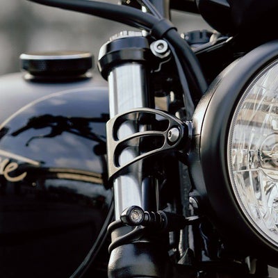 スクランブラー900 スピードツイン900 空冷T100 スクランブラー スラクストン ヘッドライト ステー ブラケット "GIGER" Motone_1