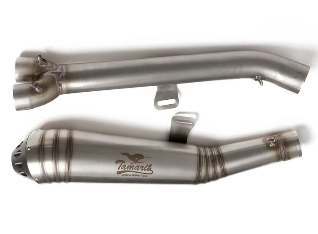 Tamarit タマリット Bocanegra 2in1 フルエキゾースト マフラー トライアンフ-04