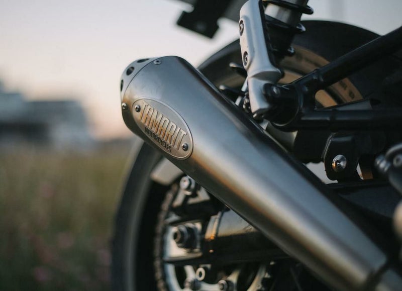 Tamarit タマリット Apolo スリップオンマフラー トライアンフ Thruxton/R 1200-01