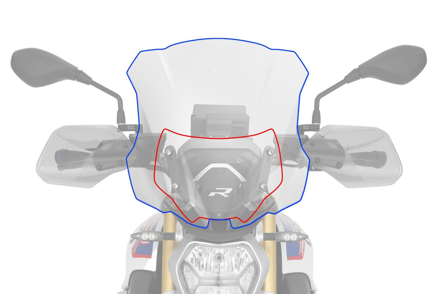 ワンダーリッヒ・MARATHON・ウインドシールドスクリーン・R1250R・19