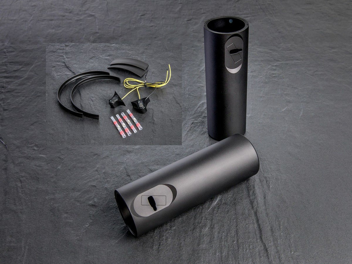 Wunderkind フォークカバー&ウインカーキット トライアンフ ボバー/ブラック 17-21-03