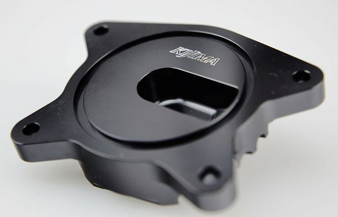 KIJIMA キジマ オイルラインカバー アルミビレット ブラック コントラスト カワサキ Z900RS/CAFÉ-04