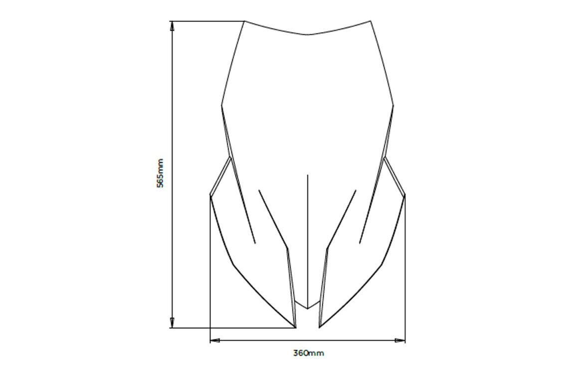プーチ(Puig) New Generation Touring スクリーン F900XR ダークスモーク-10