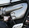 Tamarit タマリット ダコタ サイドカバー 左右セット ジェットブラック トライアンフ Thruxton/R 1200-02