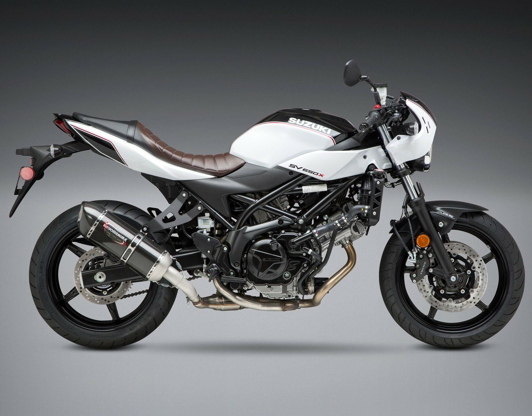 スズキSV650 VP52A ヨシムラフルエキチタンマフラー、オーリンズサス　セパハンアップ　通勤楽々仕様　車検6年11月まで SV650のパワー感とサウンド、運動性能が変わる!? ヨシムラから最新