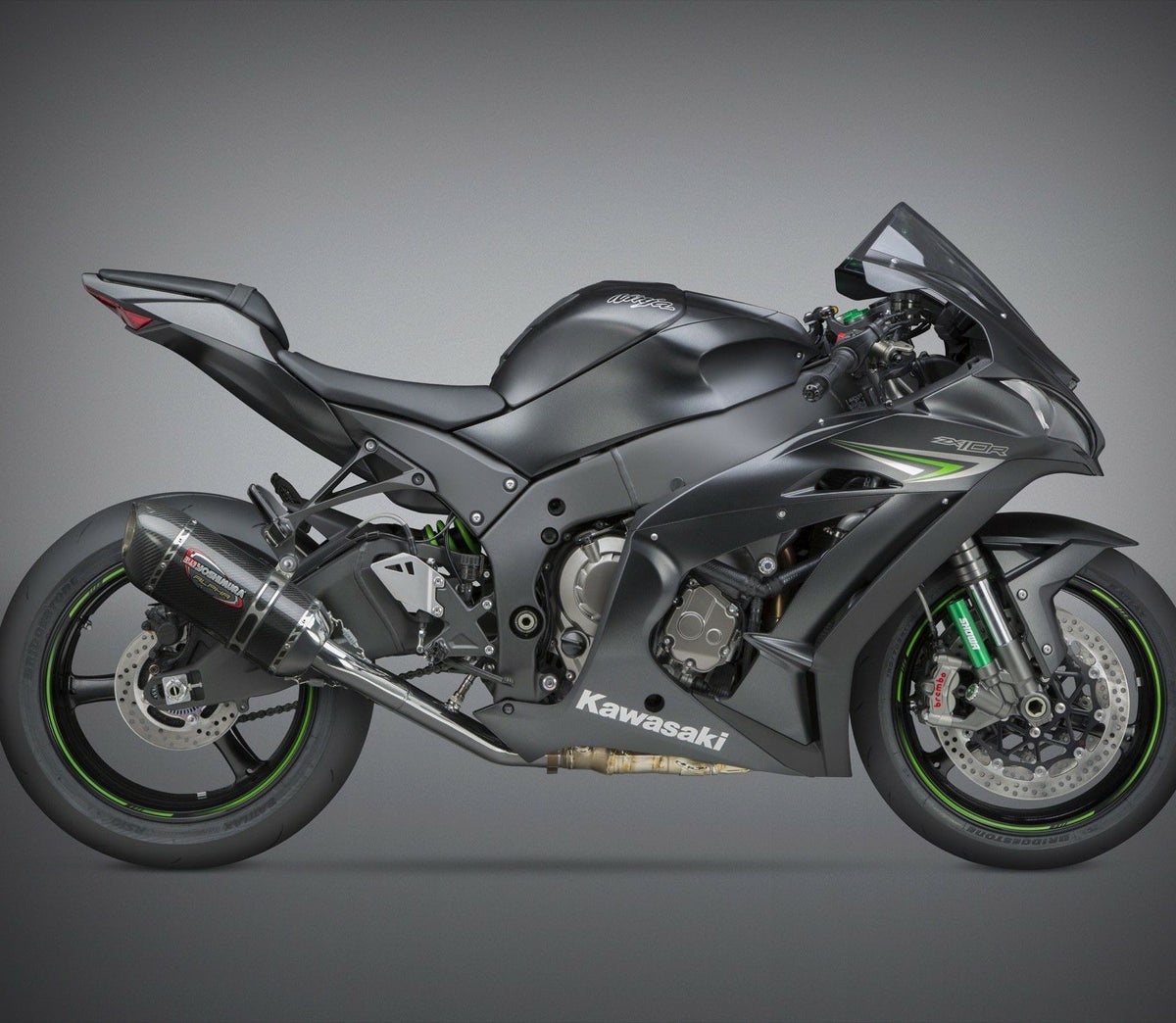ヨシムラUSA アルファ レース  ステンレス 3/4  マフラー カワサキ ZX-10R/RR-02