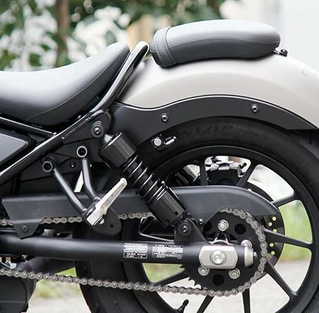 グッズ(GOODS) リアサスペンション G-SUSPENSION 280 ブラック ホンダ レブル 250-02