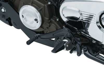 クリアキン ミッドコントロール キット フットペグ ブラック Indian 