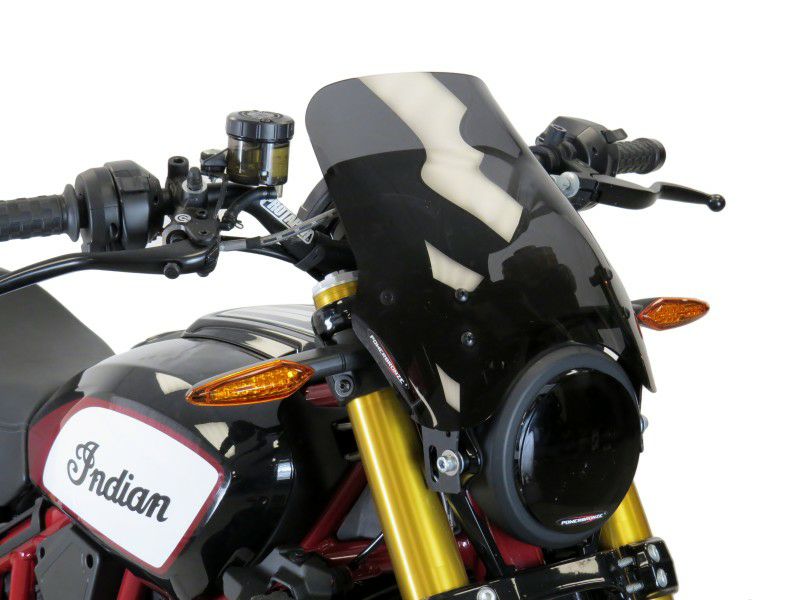 POWERBRONZE ロング スクリーン ダークスモーク INDIAN インディアン FTR1200_1
