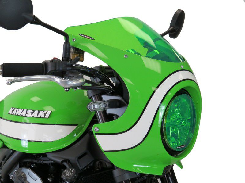 POWERBRONZE スクリーン カウル ライムグリーン カワサキ Z900RS CAFE