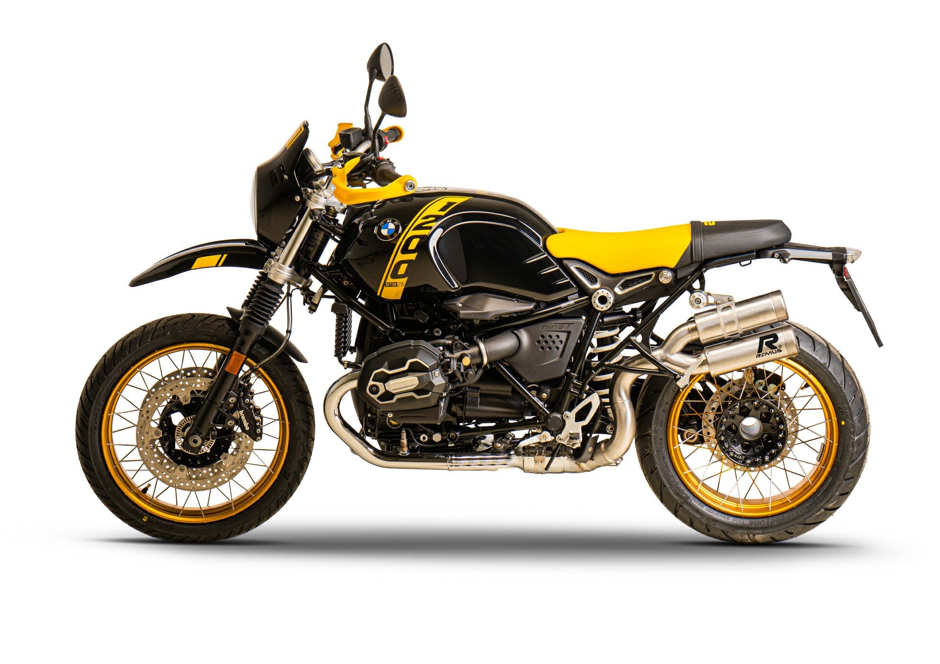 REMUS(レムス) スリップオンマフラー ダブルメッシュ R nineT スクラン